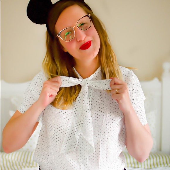 Polka dot button up - Picture 2 of 4